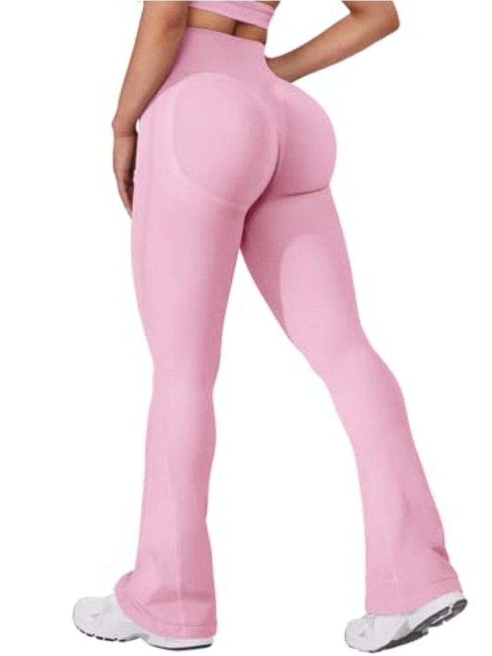 Flared Leggings for Women High Waisted Scrunch Bootcut Yoga Pants 30" Inseam